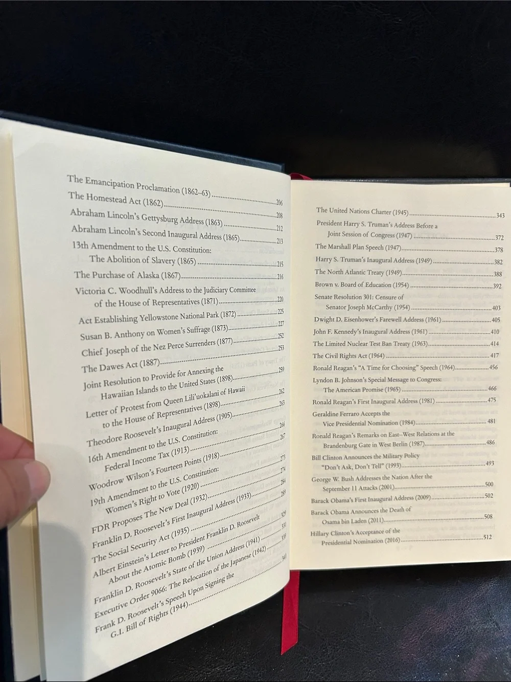 The U.S. Constitution and Other Writings Hardcover Book preowned